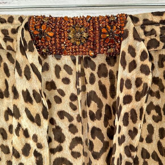 NEW Elizabeth Hurley 100% Silk Bathing Suit Coverup, Small, MSRP $289 - Picture 2 of 11